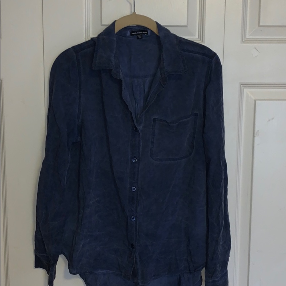 South Moon Under Blue Button Down